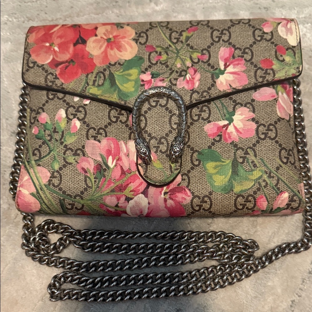 Authentic Gucci Bloom Dionysus - Crossbody Bag/Wallet on a Chain